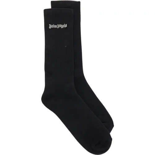 Bestickte Logo Socken , Herren, Größe: L/Xl - Palm Angels - Modalova