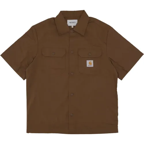 Lumber Streetwear T-Shirt , Herren, Größe: S - Carhartt WIP - Modalova