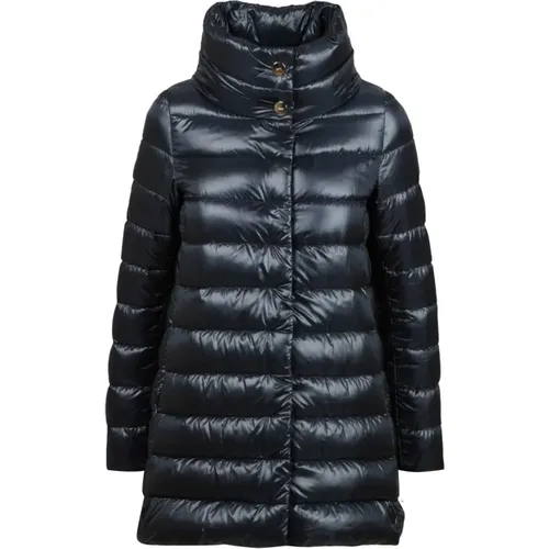 Blaue Amelia Daunenjacke , Damen, Größe: XL - Herno - Modalova