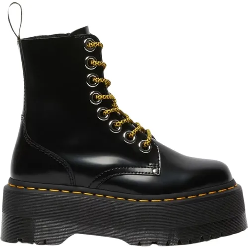 Schwarze Stiefel , Damen, Größe: 41 EU - Dr. Martens - Modalova