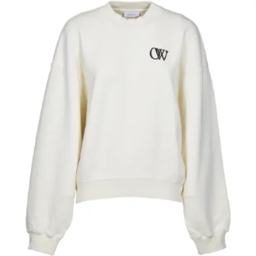 Off-White Sweaters , female, Sizes: M - Off White - Modalova