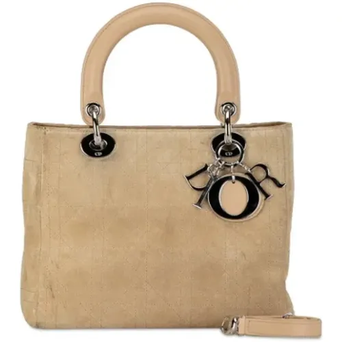 Pre-owned Suede dior-bags , female, Sizes: ONE SIZE - Dior Vintage - Modalova