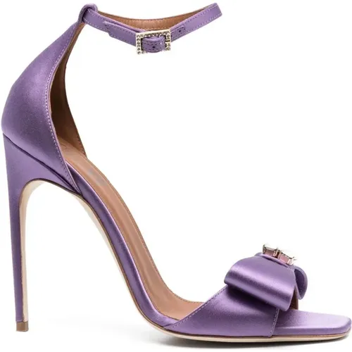 Lilac High Heel Sandals , female, Sizes: 5 1/2 UK, 4 1/2 UK, 3 UK, 4 UK, 6 UK, 5 UK - Malone Souliers - Modalova