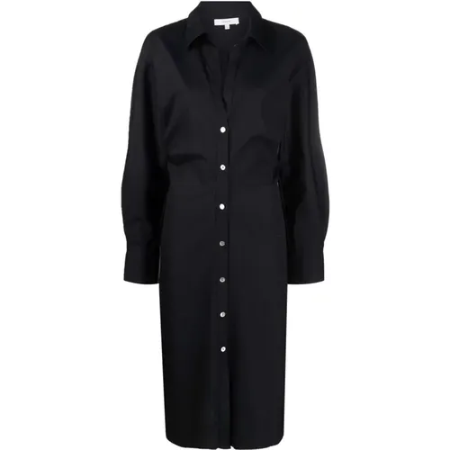 Soft fitted shirt dress , female, Sizes: M, XS, L, S - Vince - Modalova