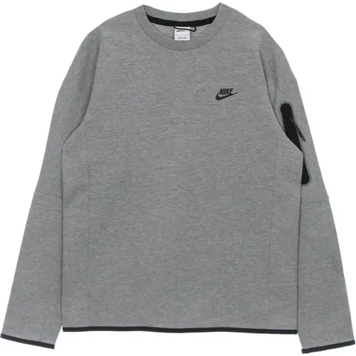 Tech Fleece Crewneck Sweatshirt , Herren, Größe: S - Nike - Modalova