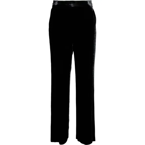 Velvet Palazzo Trousers , female, Sizes: XS, L - ETRO - Modalova