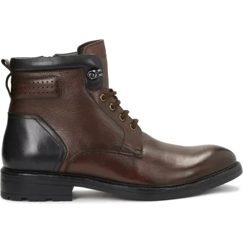 Braune und schwarze Chukka-Stiefel für Männer - Kazar - Modalova