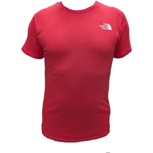 Rotes Logo Baumwoll T-Shirt - The North Face - Modalova