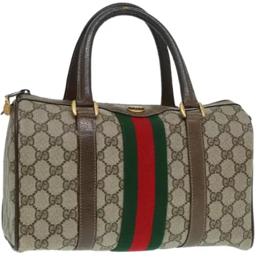 Pre-owned Canvas handbags , female, Sizes: ONE SIZE - Gucci Vintage - Modalova