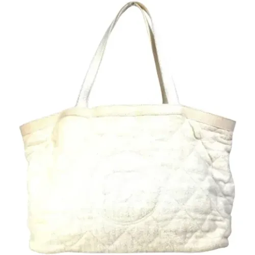 Pre-owned Cotton totes , female, Sizes: ONE SIZE - Chanel Vintage - Modalova