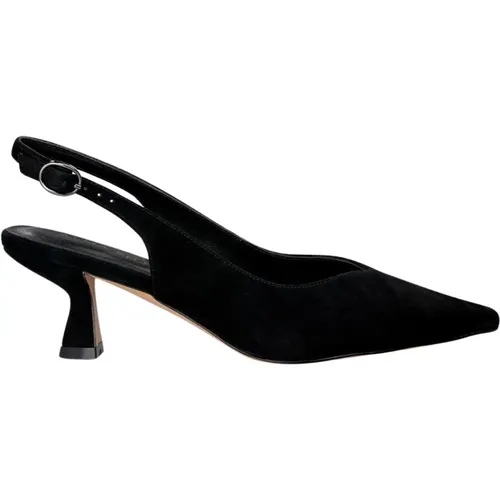 Pointed Toe Heel Shoe Buckle Closure , female, Sizes: 3 UK - Alma en Pena - Modalova