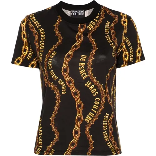 T-Shirt for Women , female, Sizes: S, 2XS - Versace Jeans Couture - Modalova