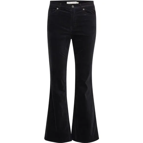 Bootcut Schwarze Jeans , Damen, Größe: W27 - InWear - Modalova