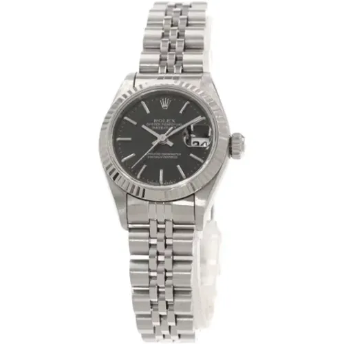 Pre-owned Stainless Steel watches , female, Sizes: ONE SIZE - Rolex Vintage - Modalova