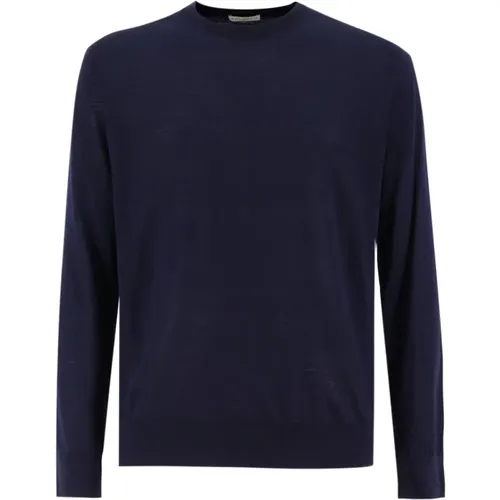 Navy Knitwear Sweater for Men , male, Sizes: L, 3XL, 2XL, XL - Ballantyne - Modalova
