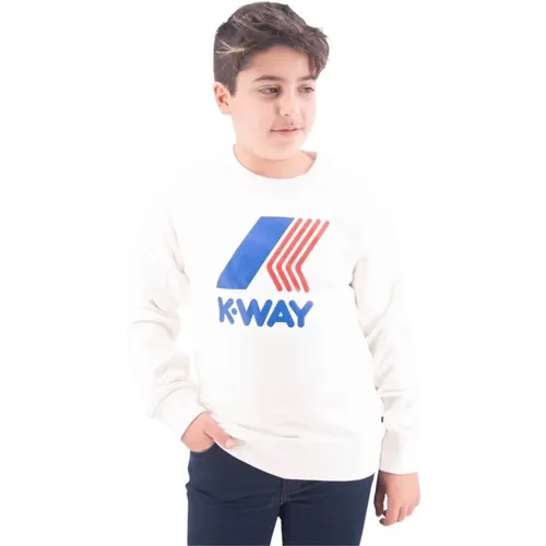 Crewneck Sweatshirt mit Logo-Print - K-way - Modalova