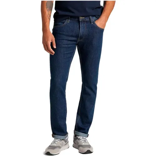 Slim-fit Jeans , Herren, Größe: W38 L34 - Lee - Modalova