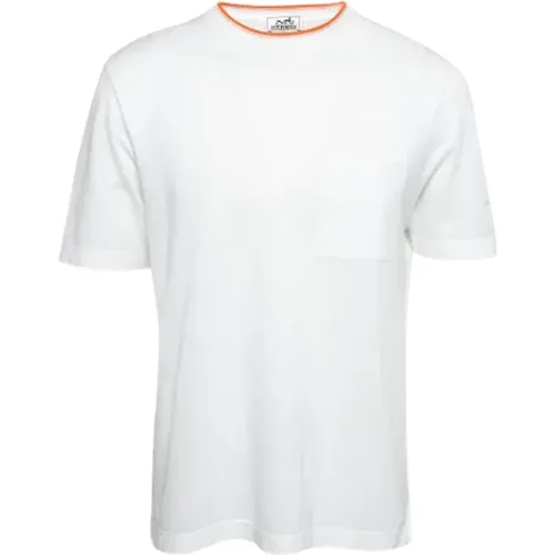 Pre-owned Cotton tops , male, Sizes: 3XS - Hermès Vintage - Modalova