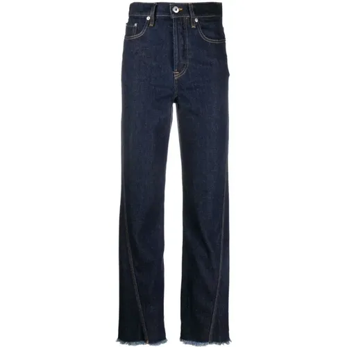 Blaue Wide Leg Denim Jeans Lanvin - Lanvin - Modalova