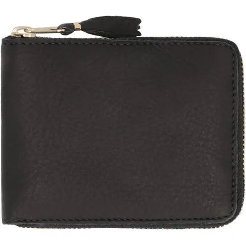 Leather Wallet with Zip Closure , female, Sizes: ONE SIZE - Comme des Garçons - Modalova