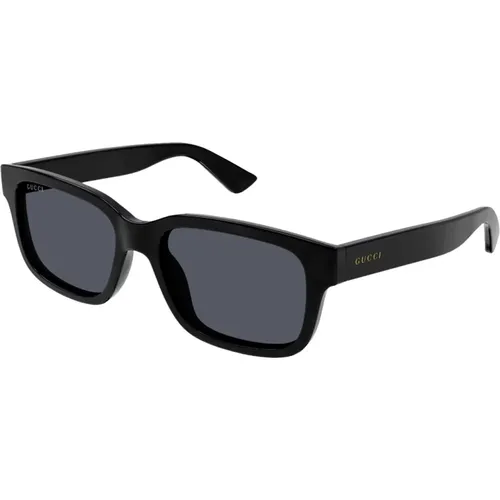Quadratische Acetat-Sonnenbrille in Schwarz - Gucci - Modalova