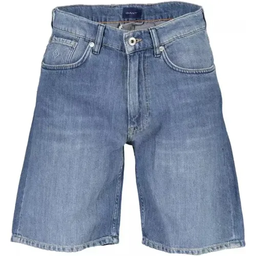 Summer Breeze Faded Bermuda Jeans , male, Sizes: W31, W30, W35 - Gant - Modalova