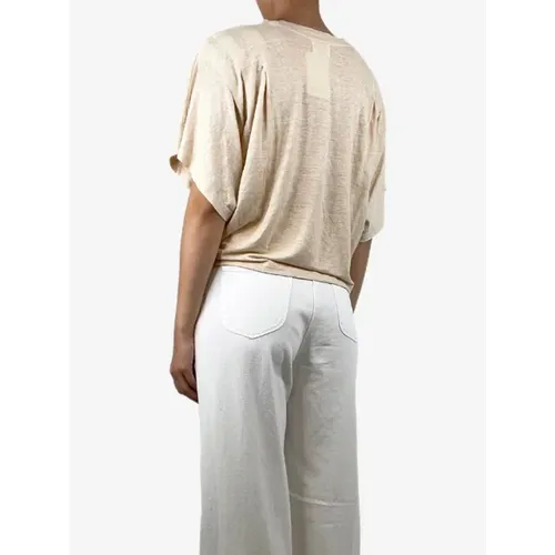 Pre-owned Linen tops , female, Sizes: M - Isabel Marant Pre-owned - Modalova