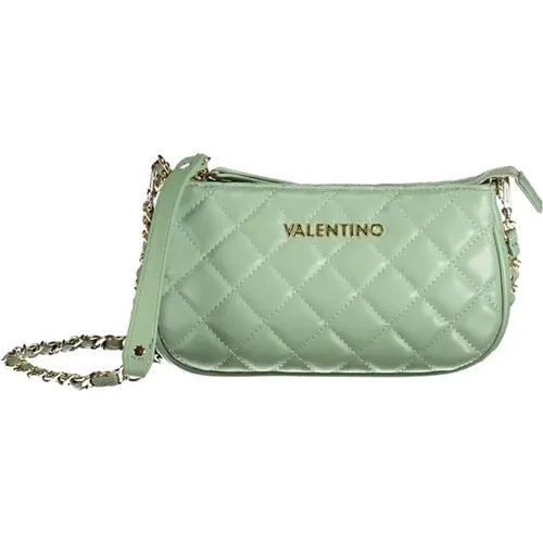 Grüne Polyethylen-Handtasche mit Ketten - Valentino by Mario Valentino - Modalova