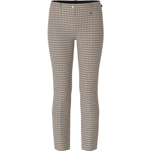 Sydney Slim Fit Retro Karo Hose - Marc Cain - Modalova