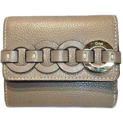 Pre-owned Leather wallets , female, Sizes: ONE SIZE - Chloé Pre-owned - Modalova