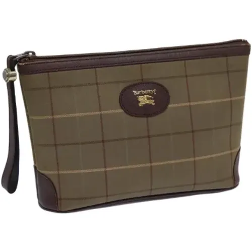 Pre-owned Cotton clutches , female, Sizes: ONE SIZE - Burberry Vintage - Modalova