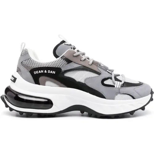 Clear Sneakers , male, Sizes: 7 UK, 6 UK - Dsquared2 - Modalova
