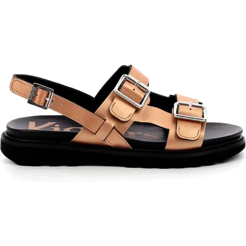 Bequeme Ledersandalen Neosummer , Damen, Größe: 38 EU - Kickers - Modalova