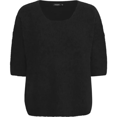 Round-Neck Strickwaren , Damen, Größe: L - Soaked in Luxury - Modalova