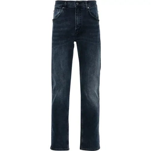 Blueblack Straight Jeans Casual Style , male, Sizes: W34 L32, W36 L32, W33 L32 - J.LINDEBERG - Modalova