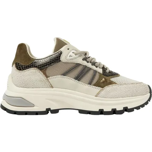 Liz Dae Ecru Sneakers , female, Sizes: 4 UK - Via Vai - Modalova