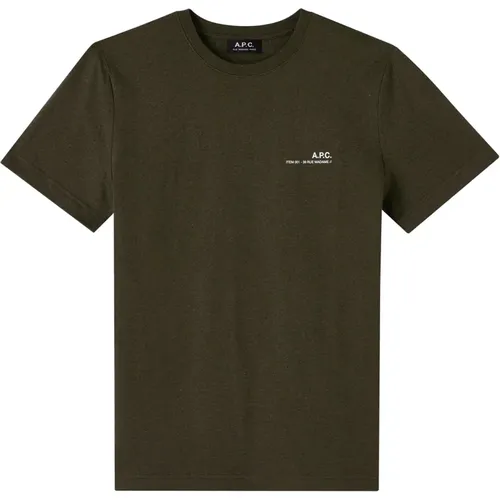 T-Shirt - Classic Style , male, Sizes: XL, M, L - A.p.c. - Modalova