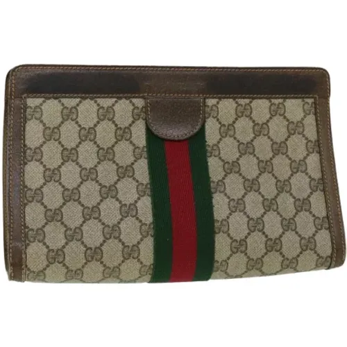 Pre-owned Leder clutches - Gucci Vintage - Modalova