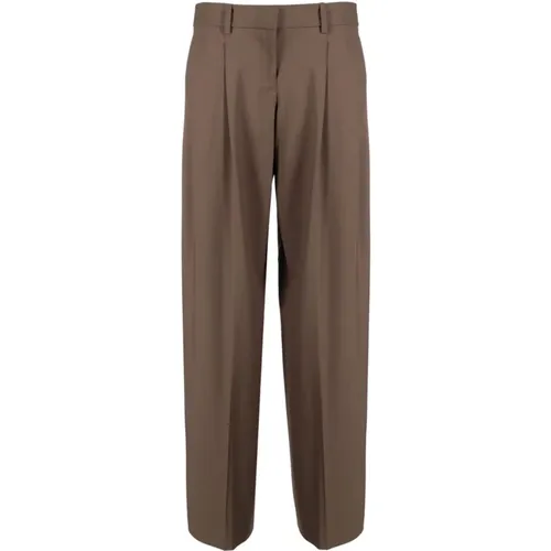 Wide-Fit Trousers , female, Sizes: 3XS, XS, 2XS - Theory - Modalova