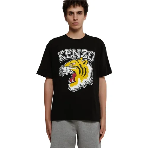 Tiger Varsity T-shirt , male, Sizes: L - Kenzo - Modalova