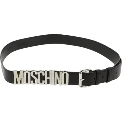 Pre-owned Leather belts , female, Sizes: ONE SIZE - Moschino Pre-Owned - Modalova