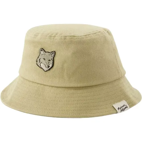 Fuchskopf Bucket Hat - Baumwolle - , unisex, Größe: Xs/S - Maison Kitsuné - Modalova