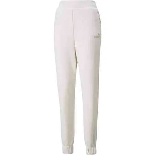 Embroidered High-Waisted Running Leggings , female, Sizes: XS, M, S - Puma - Modalova