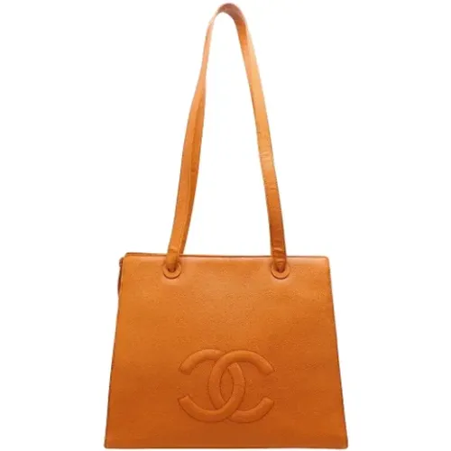 Pre-owned Leather totes , female, Sizes: ONE SIZE - Chanel Vintage - Modalova