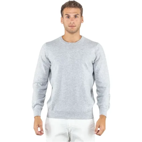 Cashmere Crewneck Sweater , male, Sizes: S - BRUNELLO CUCINELLI - Modalova