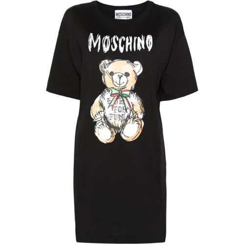 Short Kleider , Damen, Größe: M - Moschino - Modalova