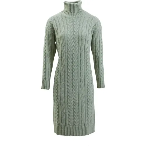 Cable Knit Midi Dress , female, Sizes: 2XS - PESERICO - Modalova