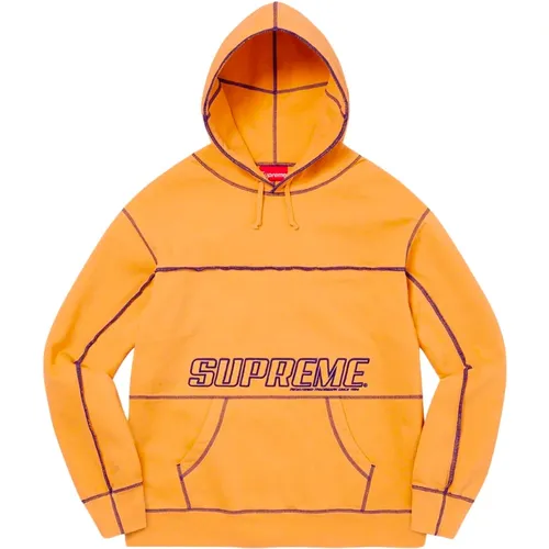 Gold Coverstitch Kapuzenpullover Limited Edition - Supreme - Modalova