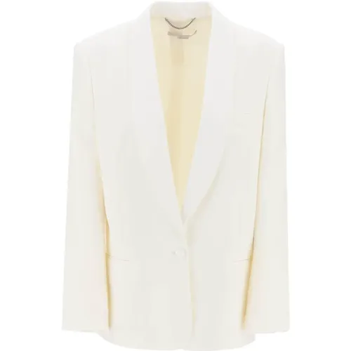 Stella Mc Cartney Single Breasted Tailored Blazer With Sh , female, Sizes: S - Stella Mccartney - Modalova