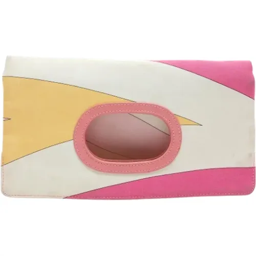 Pre-owned Fabric clutches , female, Sizes: ONE SIZE - Emilio Pucci Pre-owned - Modalova